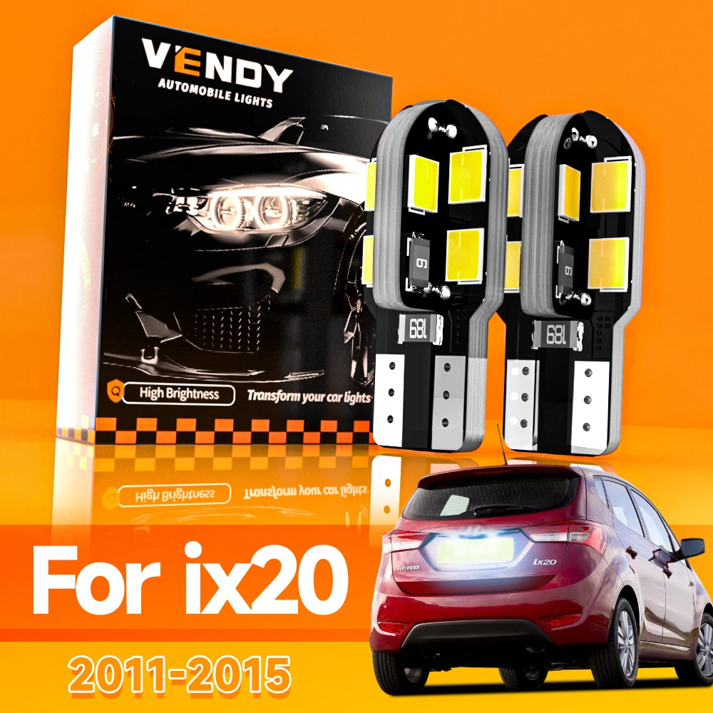 

2pcs For Hyundai ix20 2011-2015 LED License Plate Light 2012 2013 2014 Canbus Accessories