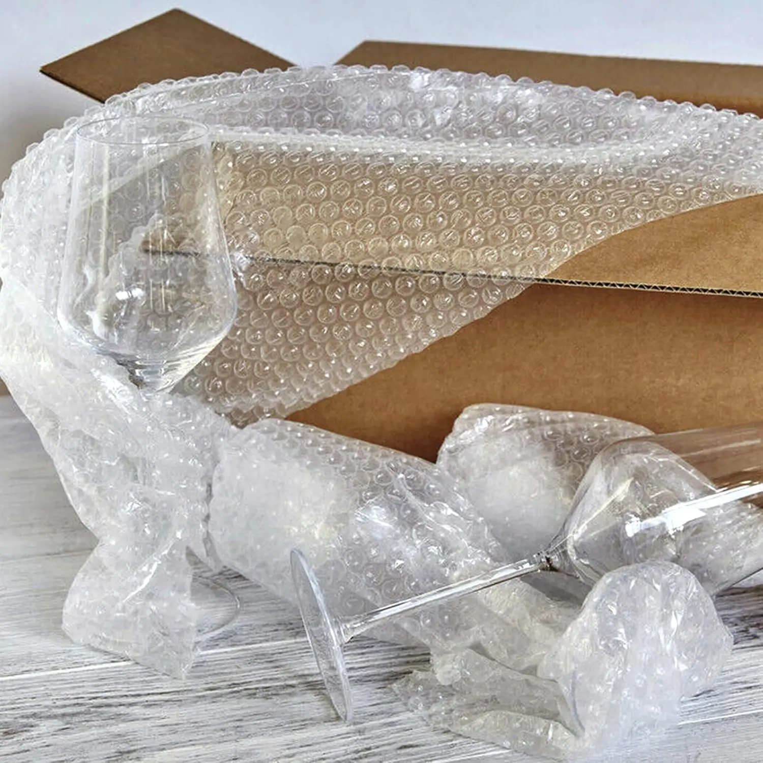 Double-Layer Bubble Film Roll 35cm/40cm Width 15m Long Mail Box Filler Express Packaging Fragile Label Protection view 3