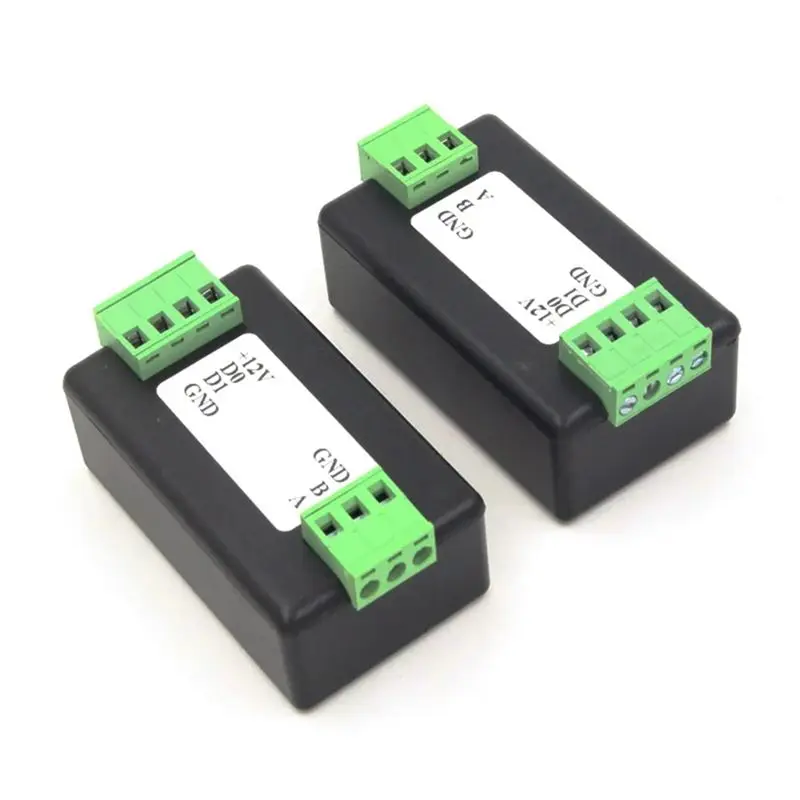 B27B Wiegand Extender / Wiegand Signal Format To RS485 Converter Auto Recognizes All WG Formats Extend Up To 500M