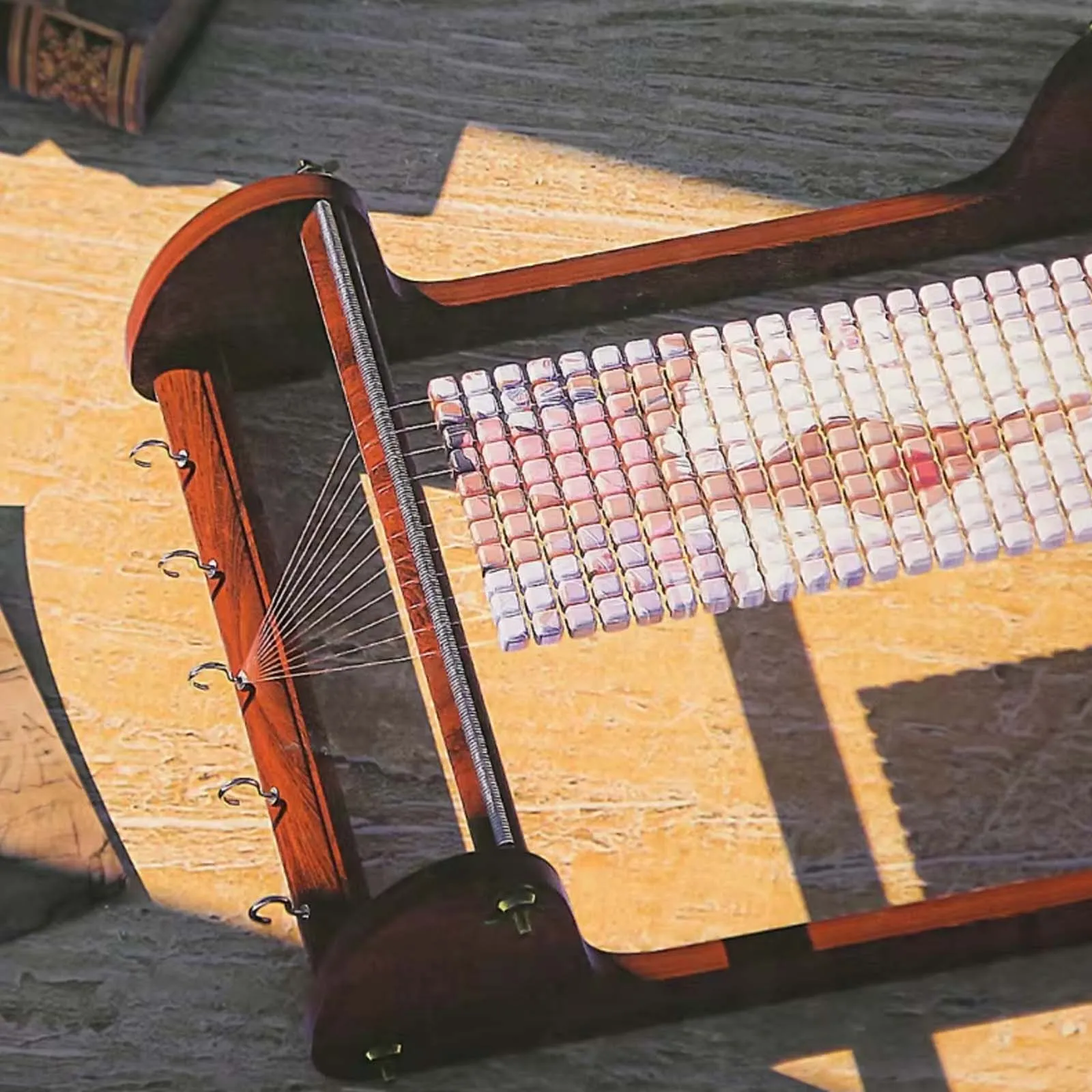 Wooden Bead Loom, Antique Rice Beading Artifact Bracelet Pendant Weaving Handmade Jewelry Making Loom