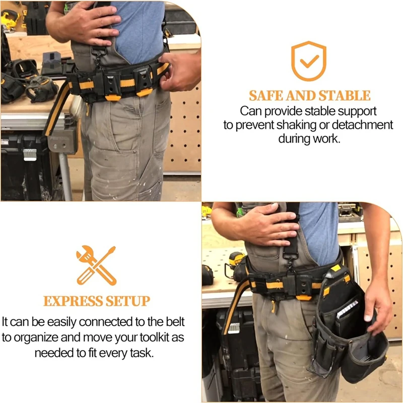 Clip Tech Hubs For Cliptech Pouches,Tool Belt Clip For TOU-CT Models Cliptech Pouches 3 Pcs