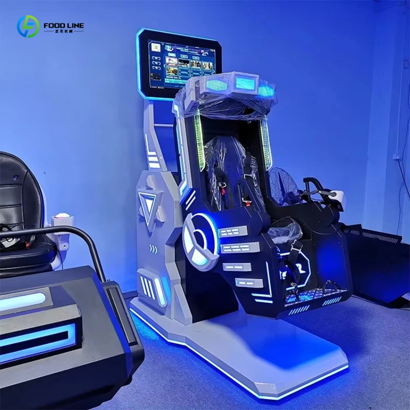 FL 9D VR Flight Simulator, 360° Spinning Kids Thrill Ride, Interactive Experience for Amusement Park