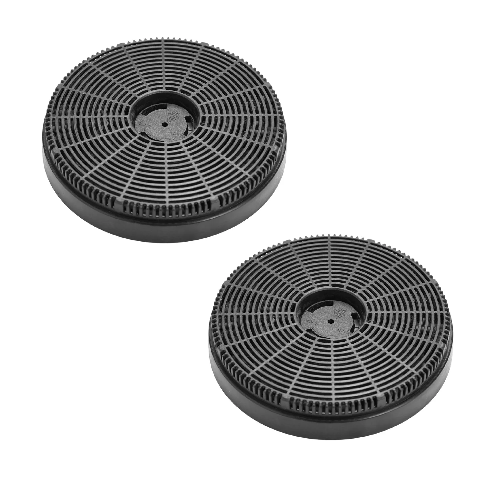 2pcs E60TEW2J82-11  Universal Round Charcoal Filter for Range Hood Premium Activated Carbon Mesh Filter Kitchen Smoke Reduction