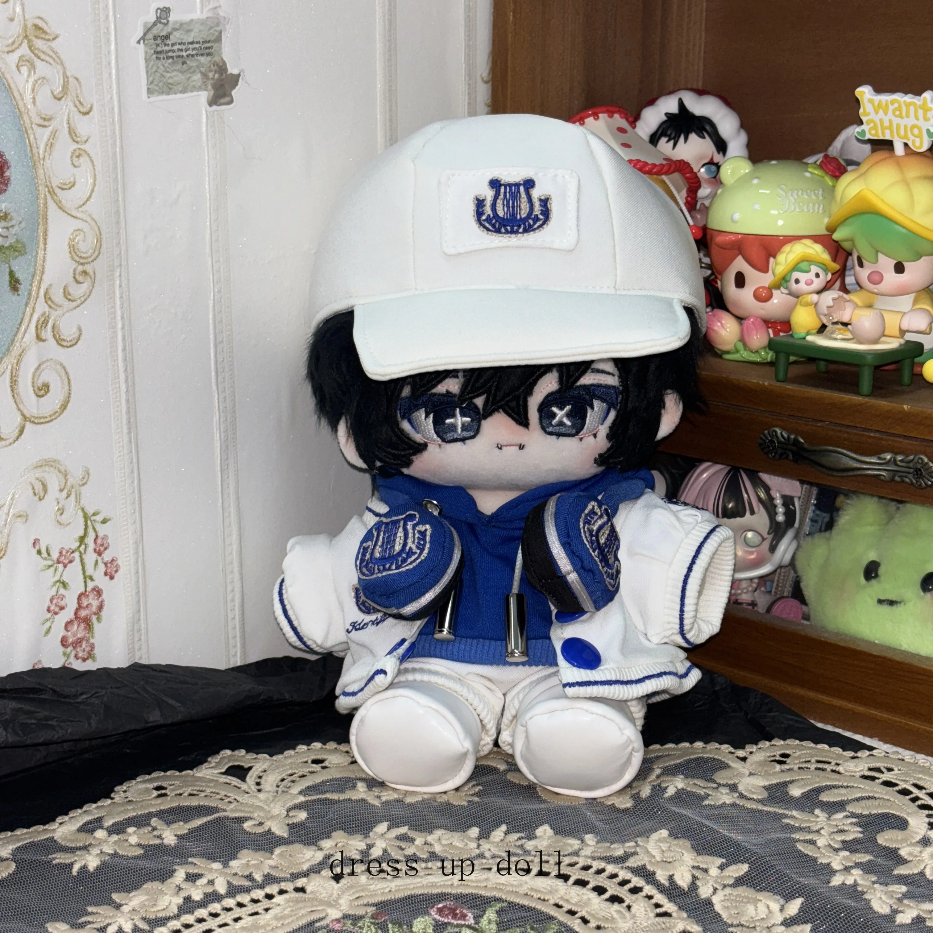 Anime Identität VNaib Subedar Attribut 20CM Plüsch Baumwolle Puppe Spielzeug Cosplay Figur Plushie Dress Up Gefüllte Puppen Geburtstag Geschenk