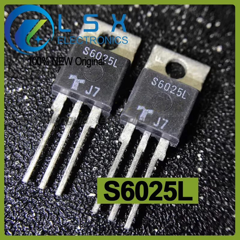 10pcs S6025L  25A 600V TO-220 High Power Unidirectional Thyristor New and Original