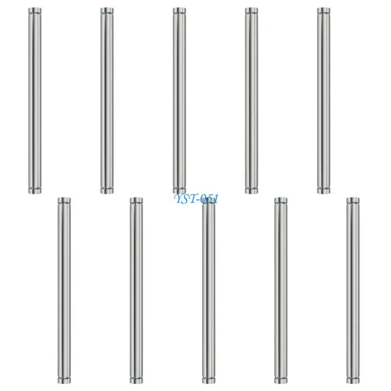 E15A 20 Stainless Steel Advertising Glass Fasteners Mounting Hardware Billboards Fixing Screws Rustproof Decorative Nails