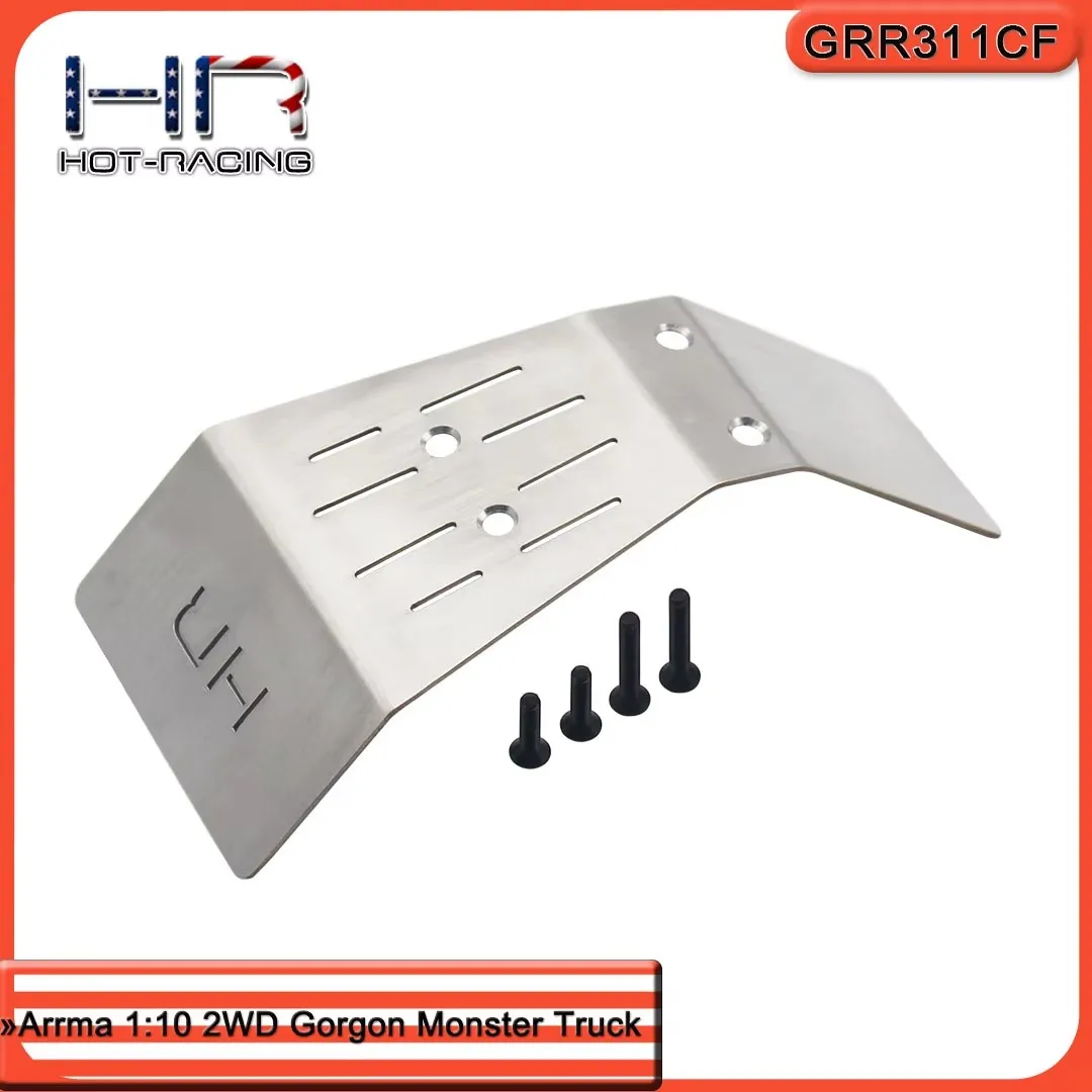 

Горячая гоночная передняя и задняя защитная пластина из нержавеющей стали для ARRMA 1:10 2WD Gorgon Monster Truck