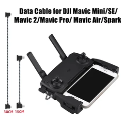 Data Cable for DJI Mavic Mini/SE/Mavic 2/Mavic Pro/ Mavic Air/Spark Remote Control Spare Part Phone Tablet Drone RC Accessories