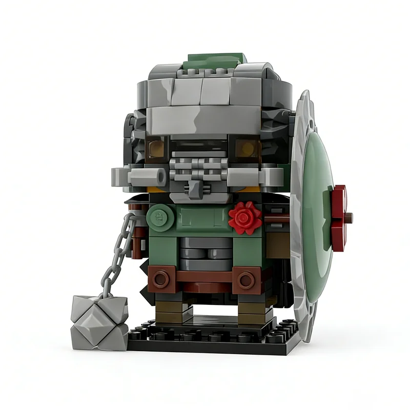 

218 шт. MOC Doom The Dark Ages Slayer Brickheadz модель строительные блоки строительная игрушка рождественские подарки образовательная идея кирпич