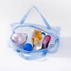 Bolsas de PVC para natación al aire libre, bolsa de almacenamiento impermeable transparente para baño, Accesorios de playa y piscina, bolsa de maquillaje de gran capacidad para mujer