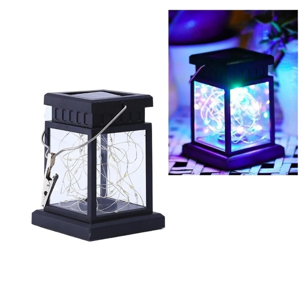 

Waterproof Solar Hanging Lantern Hanging Luminous Simulated Candle Lanterns Atmosphere Night Lights Led Wind Lights