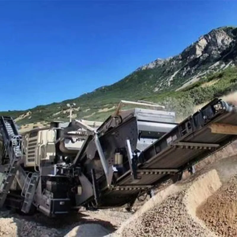 YG Mobile Crusher Machine Diesel Powered Mobile Crushing Plant for Stone Rock Crushing High Capacity Easy Operation