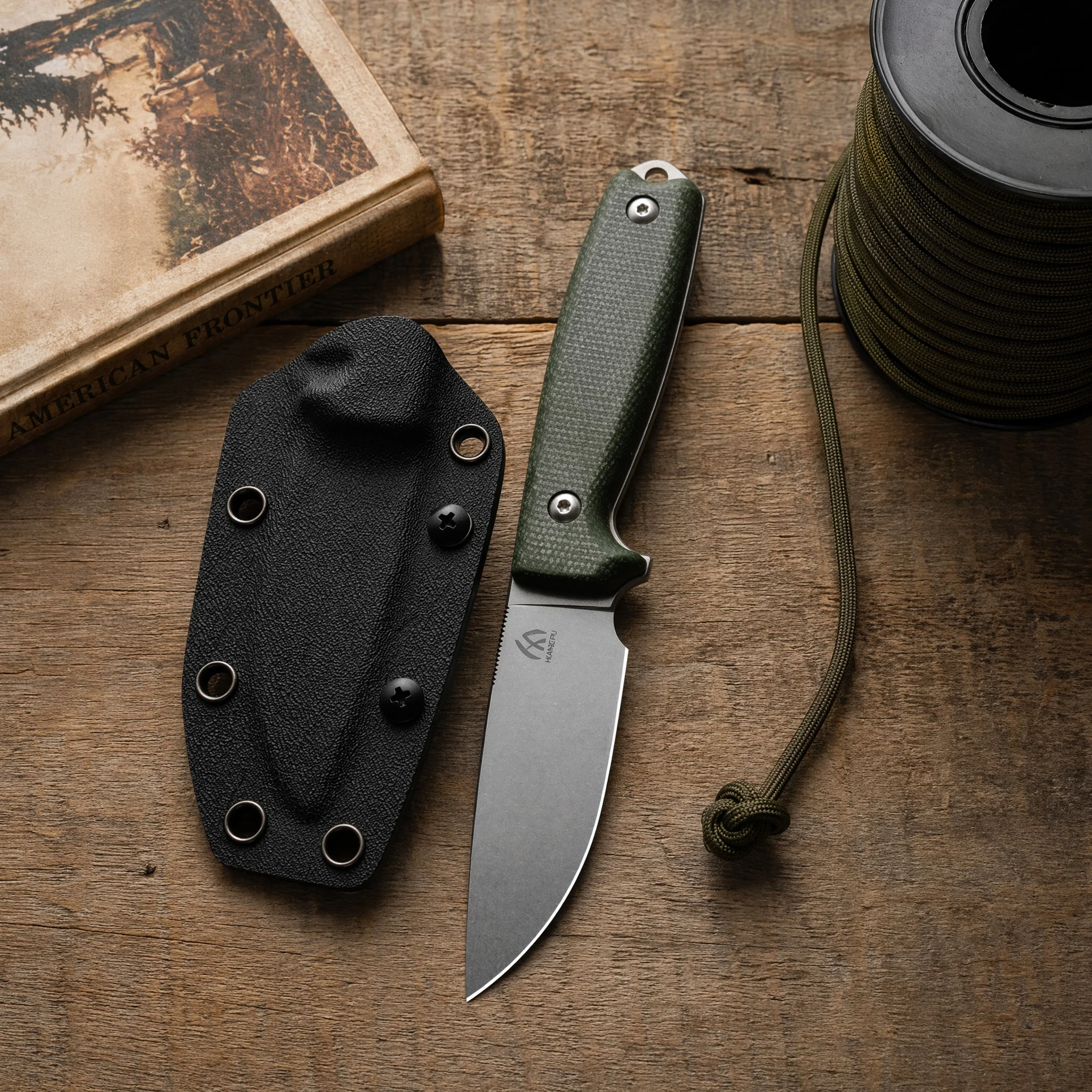 Hochwertige Outdoor-Messer mit hoher Härte, tragbare kleine Messer für Camping und Wandern, Geschenke für Männer.