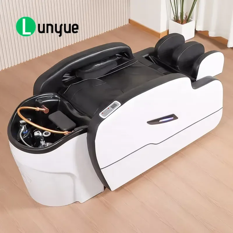 Multifunctional Electric Massage Shampoo Chair Japanese Head Spa Bed Automatic Back Legs Arm Massage for Barber