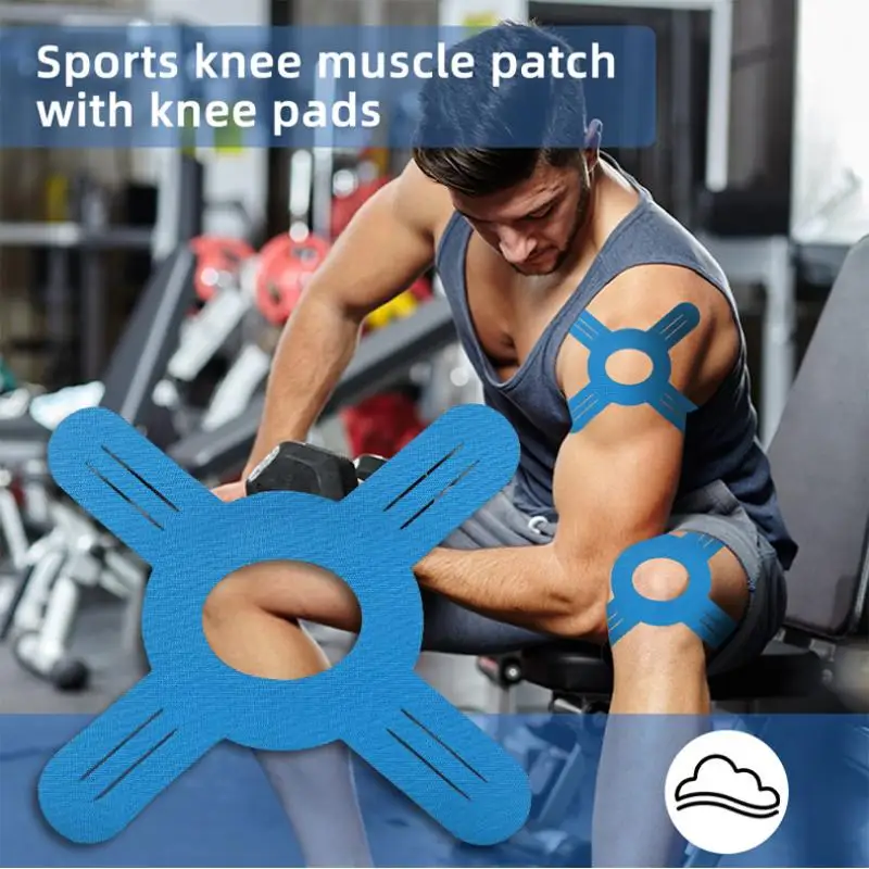 5/10Pcs/Pack  Cotton  Tape For Knees Pain Relief Elastic Waterproof Athletic Knee Tape For Support Stability Sports