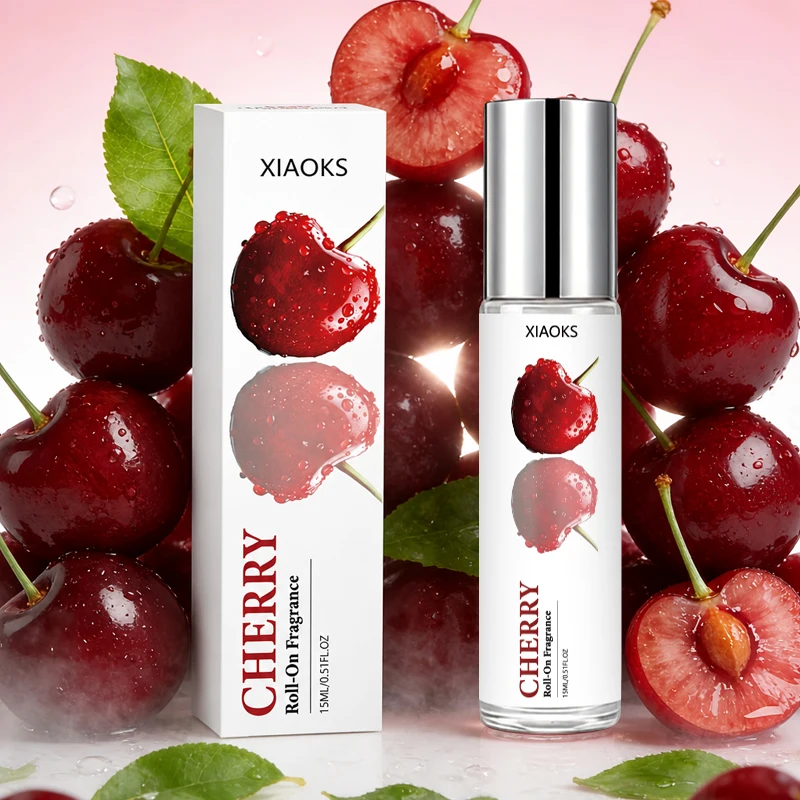 Perfume en Roll-On con Aroma a Cereza para Mujer, con un Aroma Floral y Afrutado Encantador, con Feromonas Femeninas Dulces, una Fragancia Ligera, Natural y No Irritante, Únicamente Refrescante, Aumenta la Atención del Sexo Opuesto, Ingredientes de Perfume Exclusivamente Seleccionados, Sin Alcohol, Suave y No Irritante, Apto para Todo Tipo de Piel, con una Fragancia que Dura 72 Horas. Diseño de Alta Gama, Tamaño de Bolsillo, Fácil de Transportar para Viajes al Aire Libre. Adecuado para regalar, para citas cotidianas y para viajes, con un aroma único que no se confunde con otras fragancias.