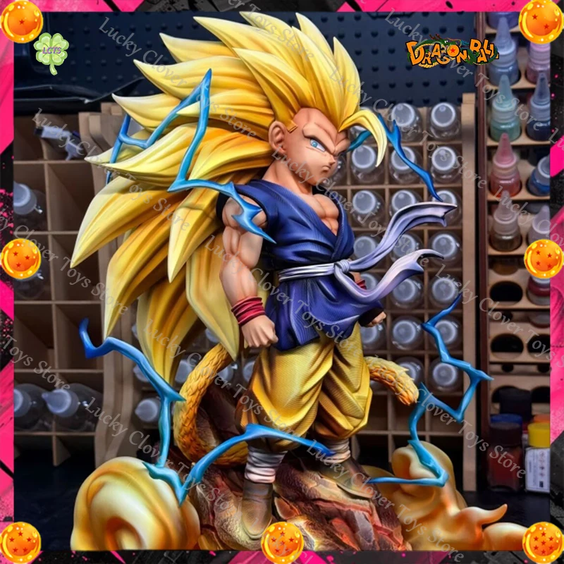 

【Presale】Dragon Ball GT Anime Figure Son goku Figure 28cm SSJ3 GT Goku Figure PVC Statue Model Room collection Toys Gifts