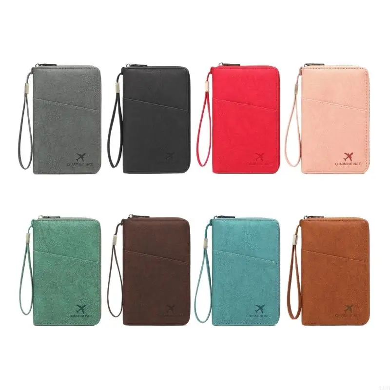 

Обложка для паспорта с Rfids, дорожный кошелек, кожаная обложка для паспорта, кошелек, держатель для карт