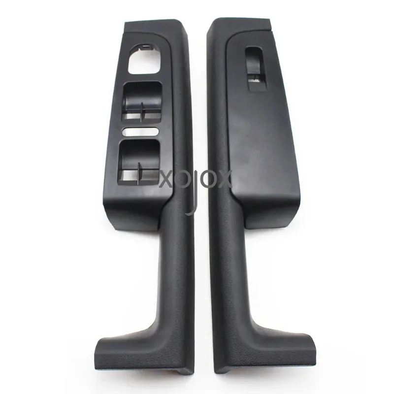 XOJOX 2PCS Black Front Inner Door Handle Armrest Frame Switch Control Panel Trim For Skoda Superb 2008-2013 3T1867157