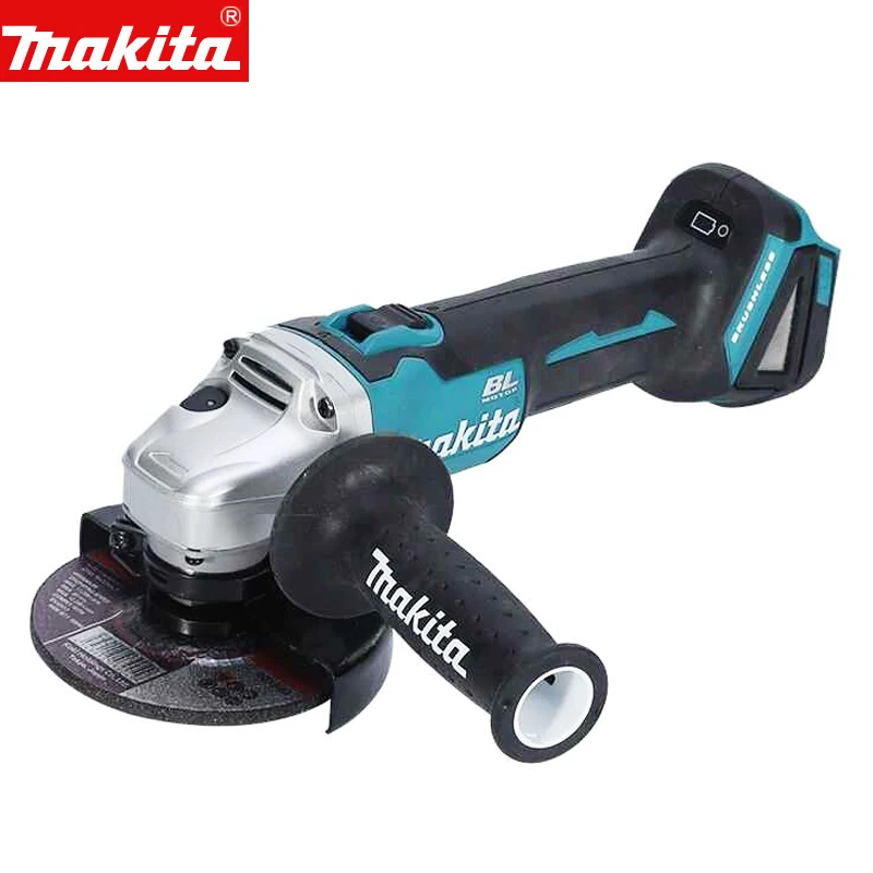 makita dga504 18v angulo moedor sem escova sem fio 125 mm corte moedor faca voce mesmo maquina de corte ferramenta so 01