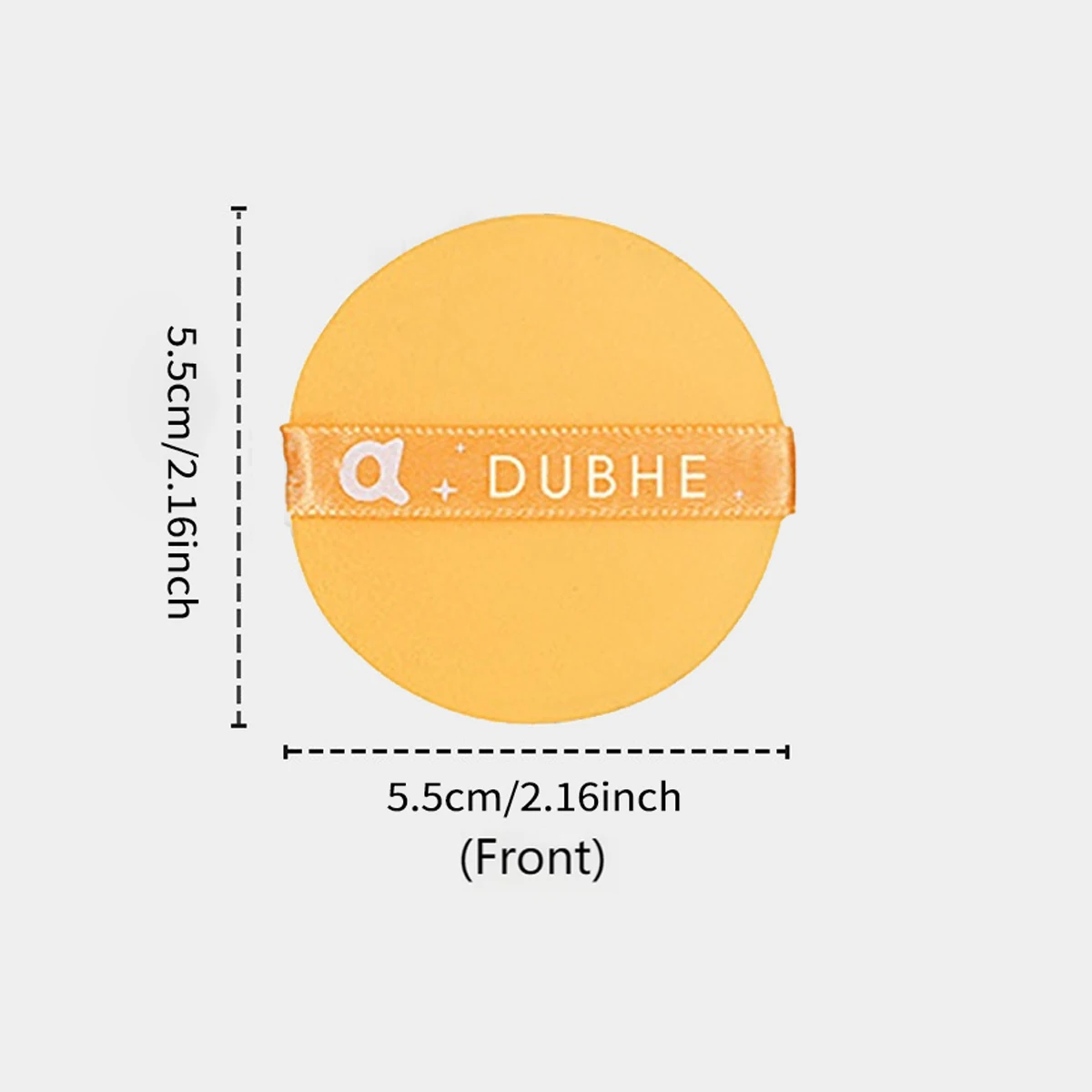 10 szt. Żółtych Gąbeczek do Makijażu, Zestaw Do Użytku na Sucho, Do Podkładu i Pudru, Nie Chwytają Pudru, Akcesoria do Makijażu
