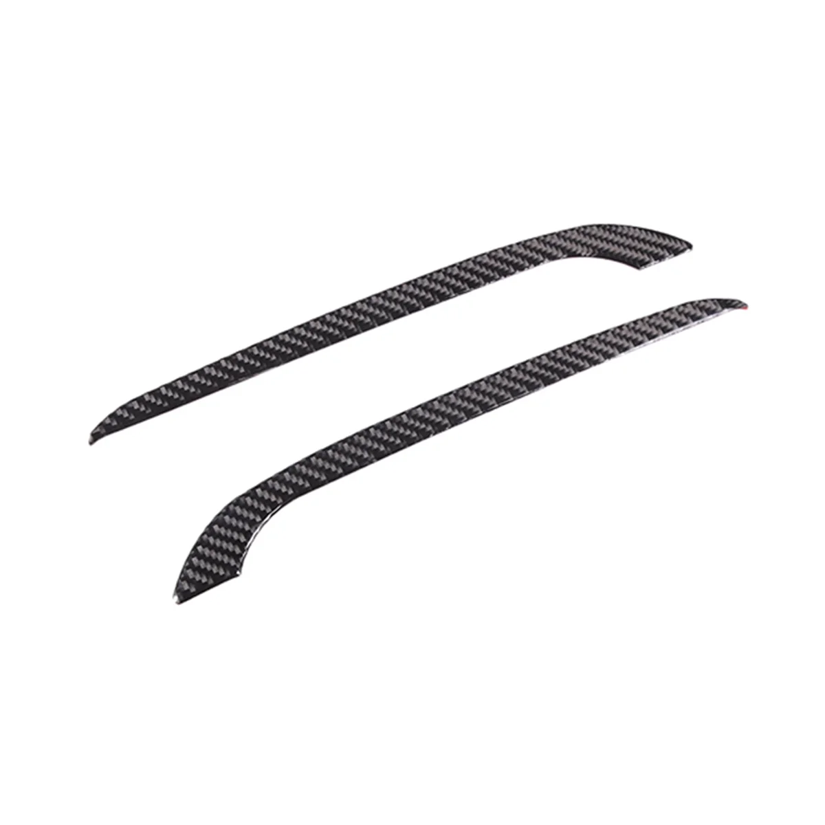 For Mercedes-Benz C-Class W206 2022 2023 Soft Carbon Fiber Car Rear Tail Light Cover Trim Sticker