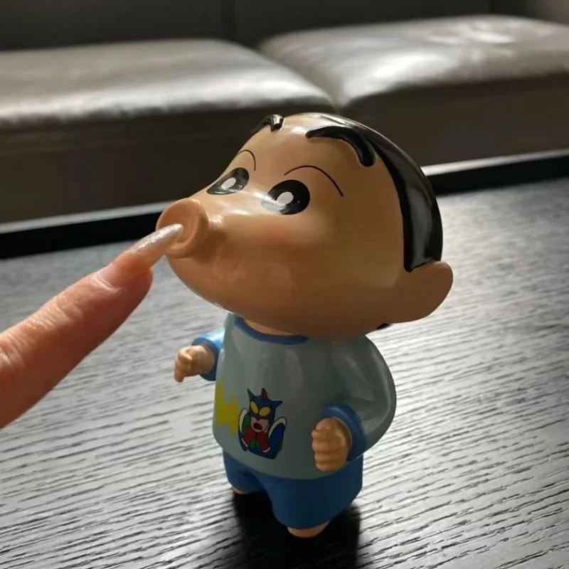 Crayon Shin-chan Cartoon Desktop Ornaments Comic periferiche Room Decoration Cute Doll Toys Lovely holiday Gift For Boys And Girls