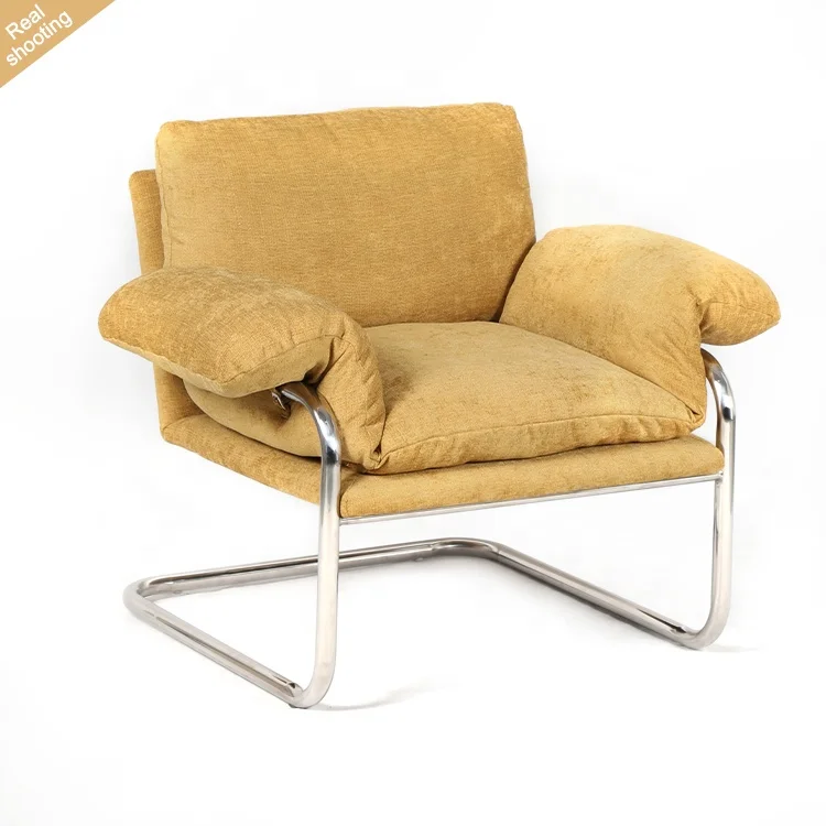 Customized modern living room leisure chair Italian creative design single sofa chair leisure office chair