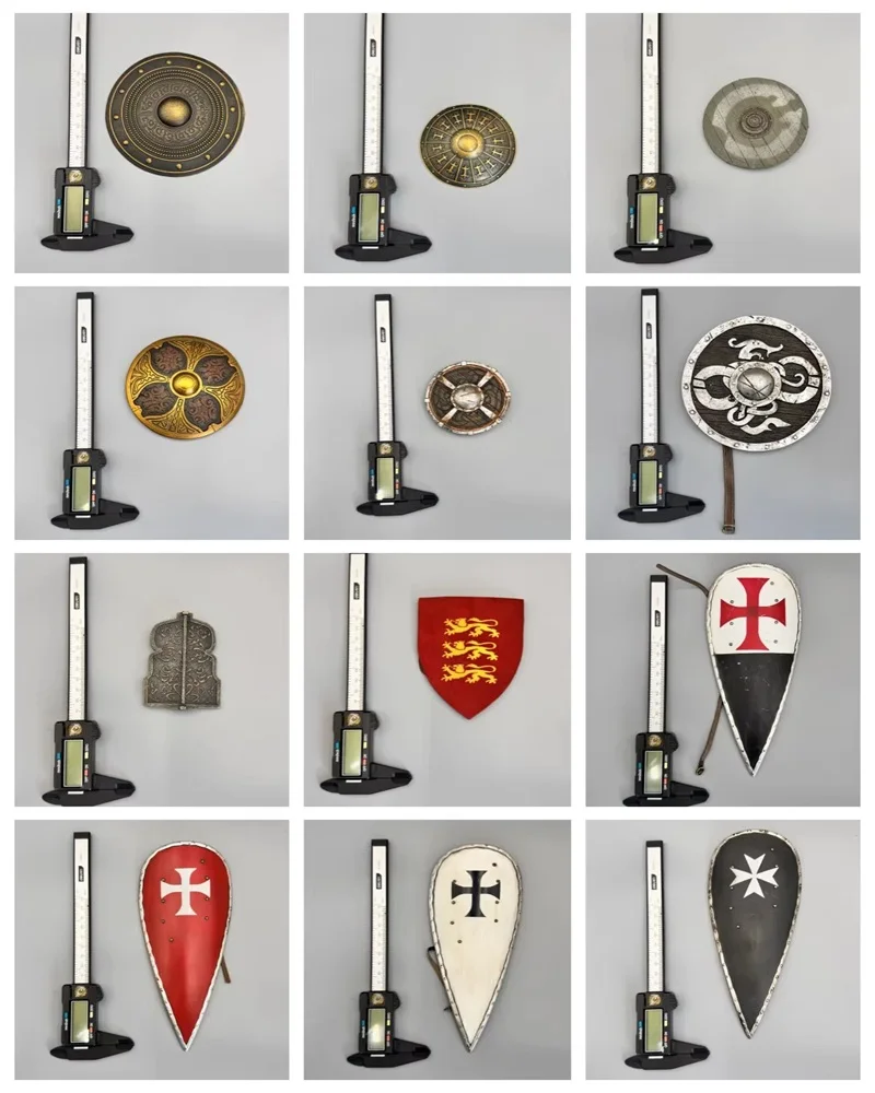

YYDS 1/6 Ancient Soldier European Roman Viking Warrior Knight General Shield Model Toy For 12'' Action Figure Body In Stock