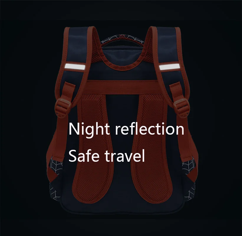 Fashion Kid Backpack Children Boys School Bag Red And Black Spider Pattern Backpack With Pencil Case Set Kids Girl Boutique Bag