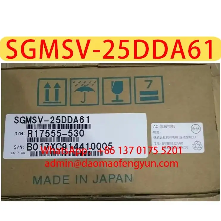 SGMSV-25DDA61 Brand New Servo Motor 1-year warranty Fast shipping In Stock，SGMSV 25DDA61
