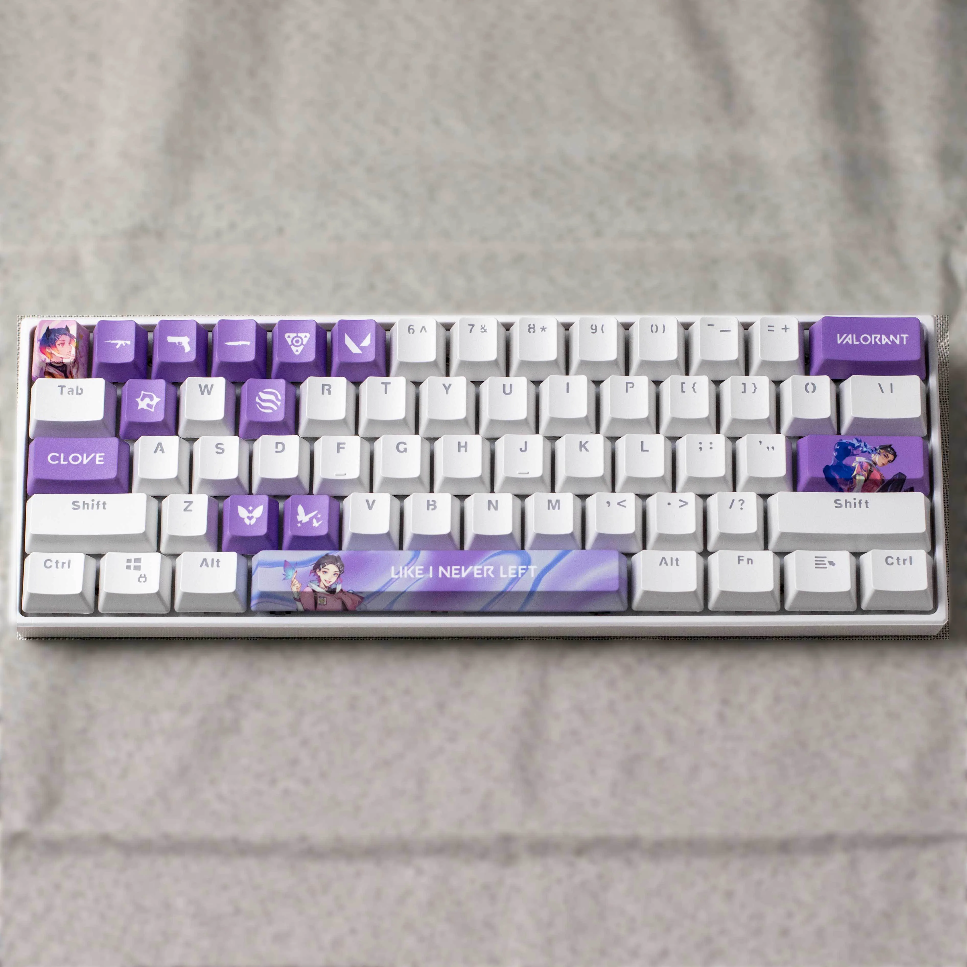 مجموعة أغطية مفاتيح Valorant مكونة من 14 مفتاحًا، أغطية مفاتيح لعبة هدية، أغطية مفاتيح pbt صبغ فرعية للوحات المفاتيح الميكانيكية #3