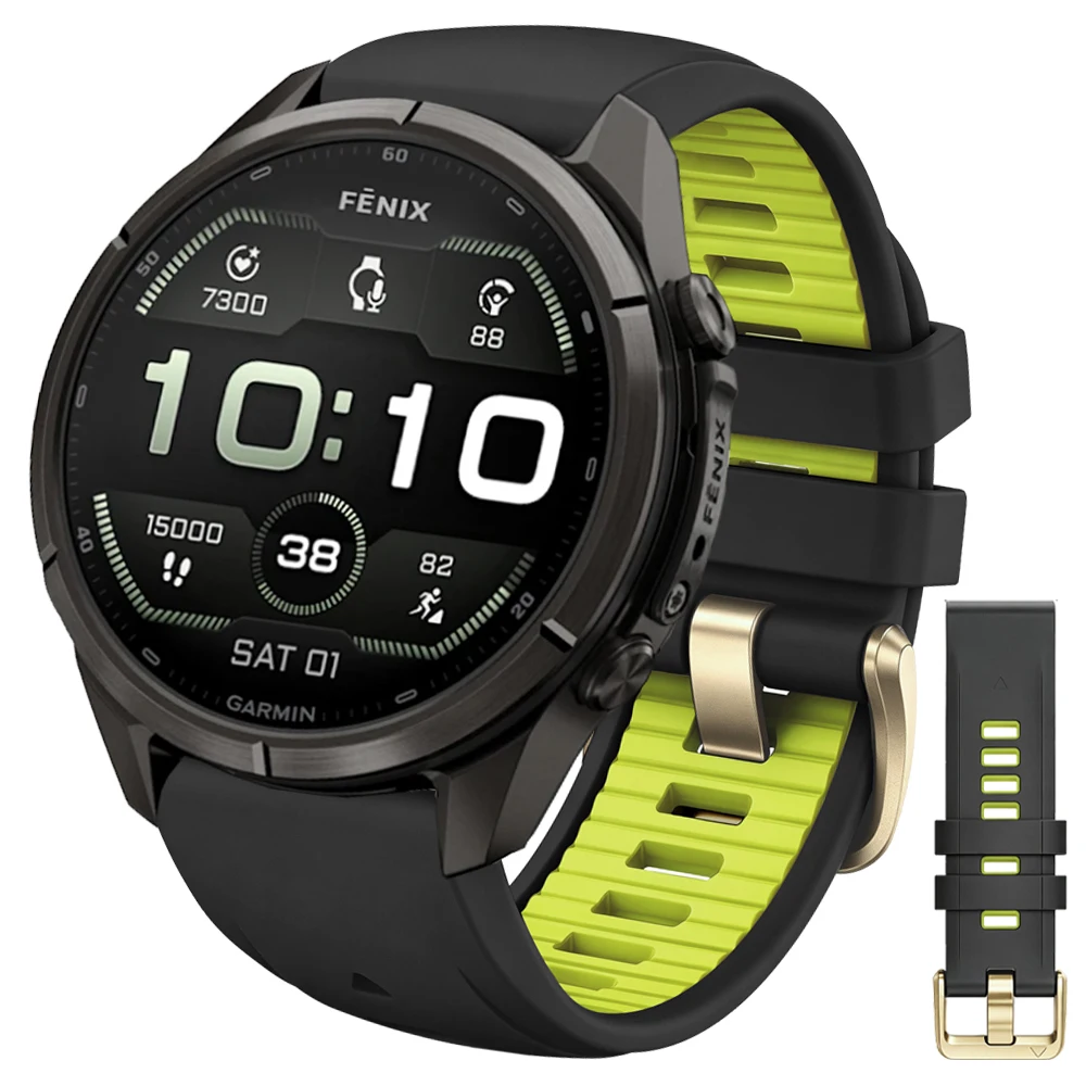 Quick Fit 20mm Silicone Watch Band For Garmin Fenix 8 9 Pro 43mm 7S 6S 5S Epix Pro (Gen 2)42mm Instinct 3 2S E 40mm Sport Straps