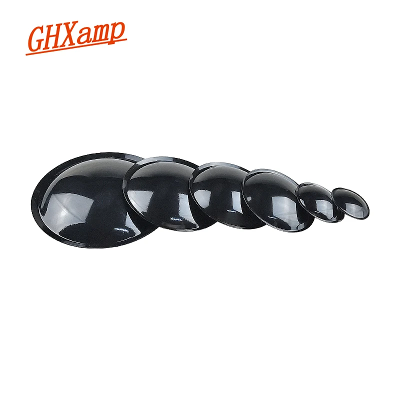 Głośnik głośnik wysokotonowy GHXAMP osłona przeciwpyłowa lekka, cienka nakładka mylarowa 2-calowy 6.5 głośnik 16mm 20mm 54mm czarny akcesorie do naprawy 1 par