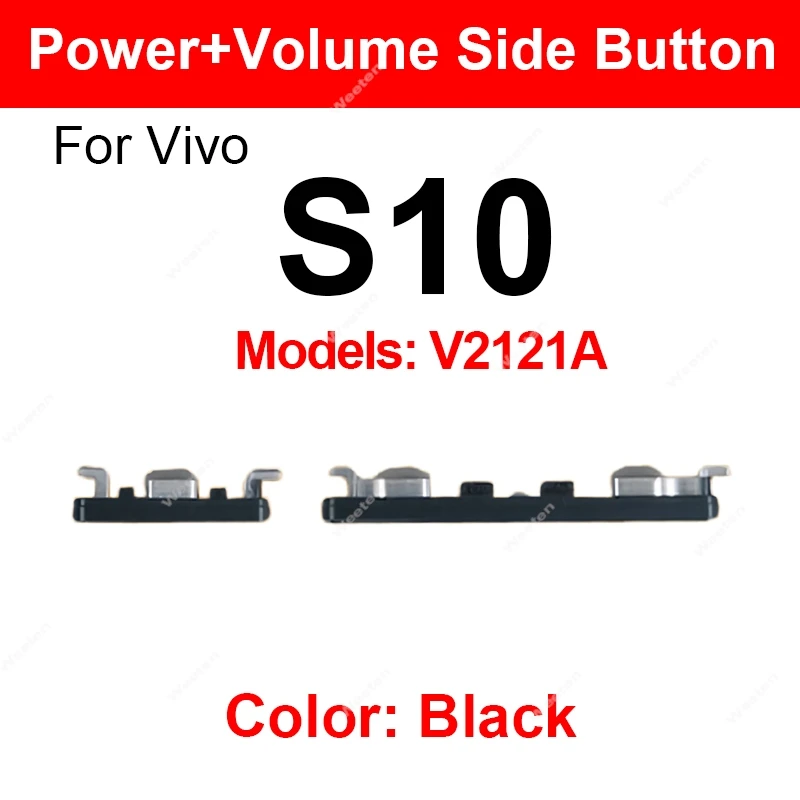 

Power Volume Buttons For Vivo S10 S10e S12 Pro 5G Power Volume Side Button Power Volume Keys Flex Cable Repair Parts