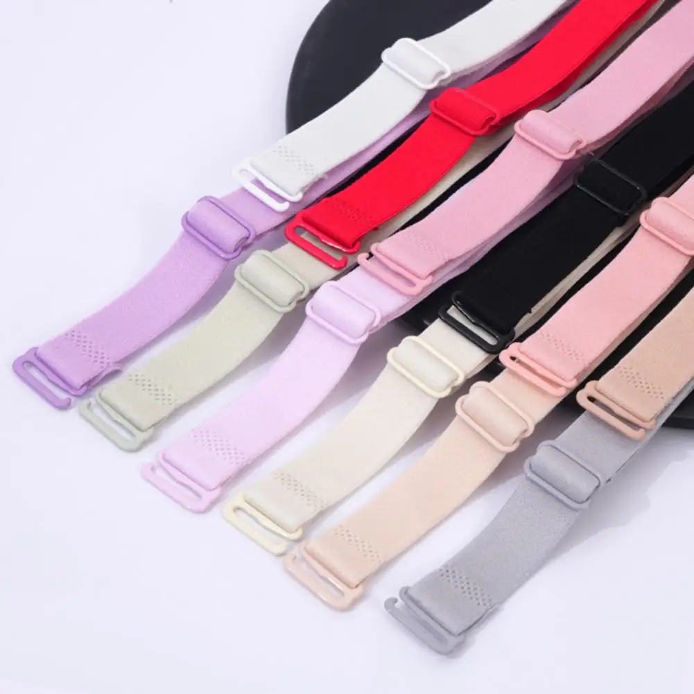 55cm Women's Bra Strap Replacement Adjustable Underwear Shoulder Strap Elastic Non-Slip Removable Bra Shoulder Straps For Female