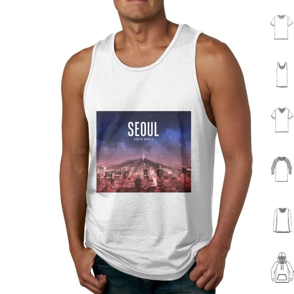 Seoul-South Korea Tank Tops Vest Sleeveless Seoul South Korea Scenery Seoul Wallpaper Seoul Seoul Seoul Seoul