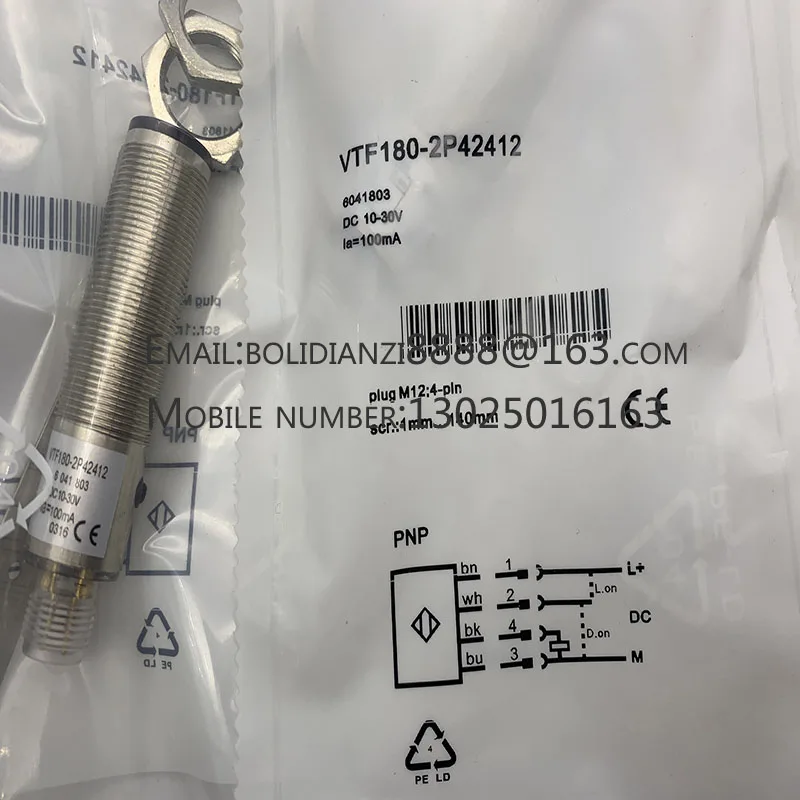 

VTF180-2P42412 VTF180-2N42412 VTF18-3P1712 VTF18-3F1712 VTF18-4P5940 VTF18-4N5940 Бесконтактный переключатель Совершенно новый оригинал