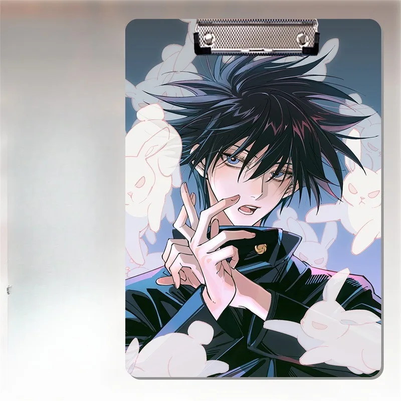 حار أنيمي Jujutsu Kaisen ملف جبيرة شخصيات كرتونية طباعة الإبداعية A4 الكتابة لوحة PP وسادة لوازم مكتبية #5