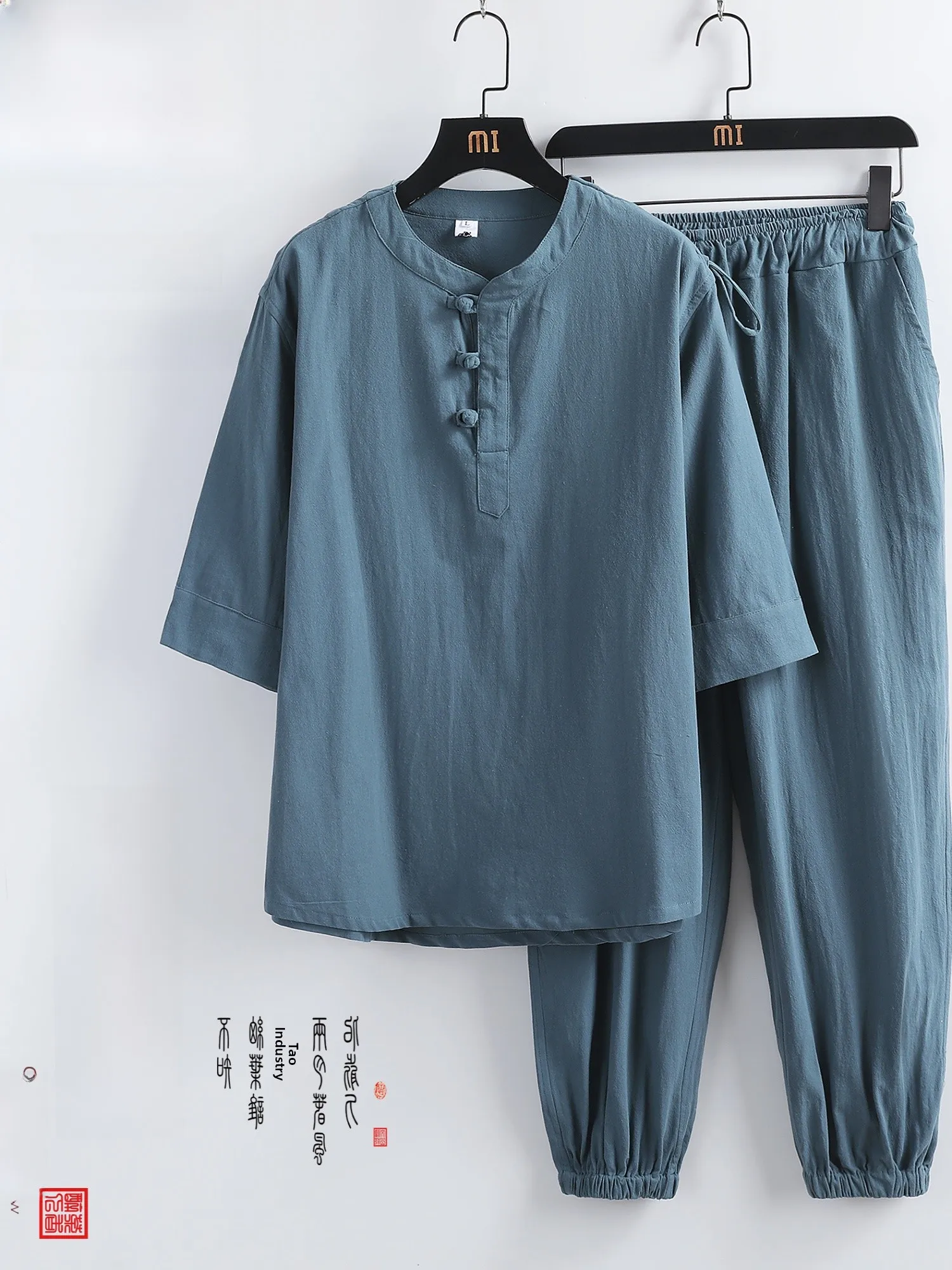 

Мужская футболка из хлопка и льна в стиле ретро, модная летняя повседневная спортивная одежда, молодежный стиль, топ