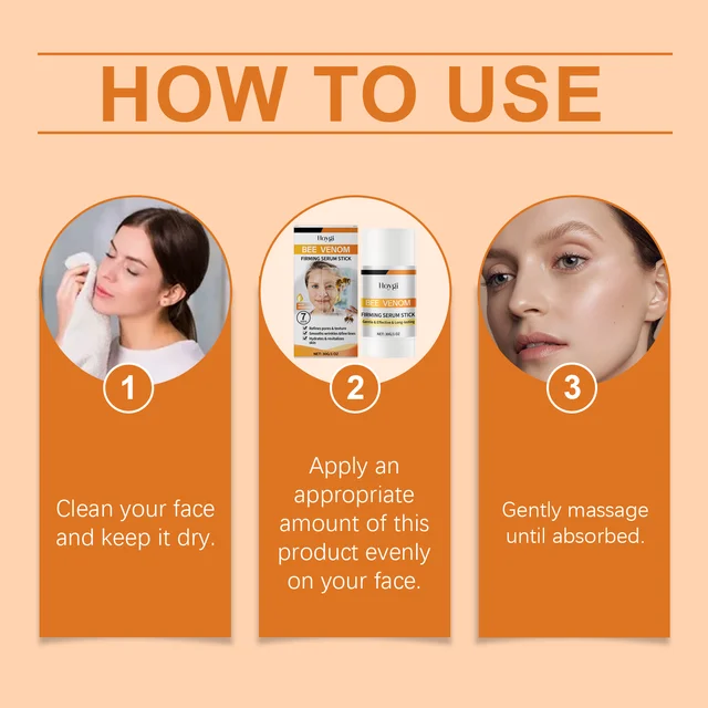 HOYGI Bee Venom Firming Cream Moisturizing Sagging Improvement Reduce Fine Lines Damaged Skin Repair Facial Skin Care Essence 6 HOYGI Bee Venom Firming Cream Moisturizing Sagging Improvement Reduce Fine Lines Damaged Skin Repair Facial Skin Care Essence 6