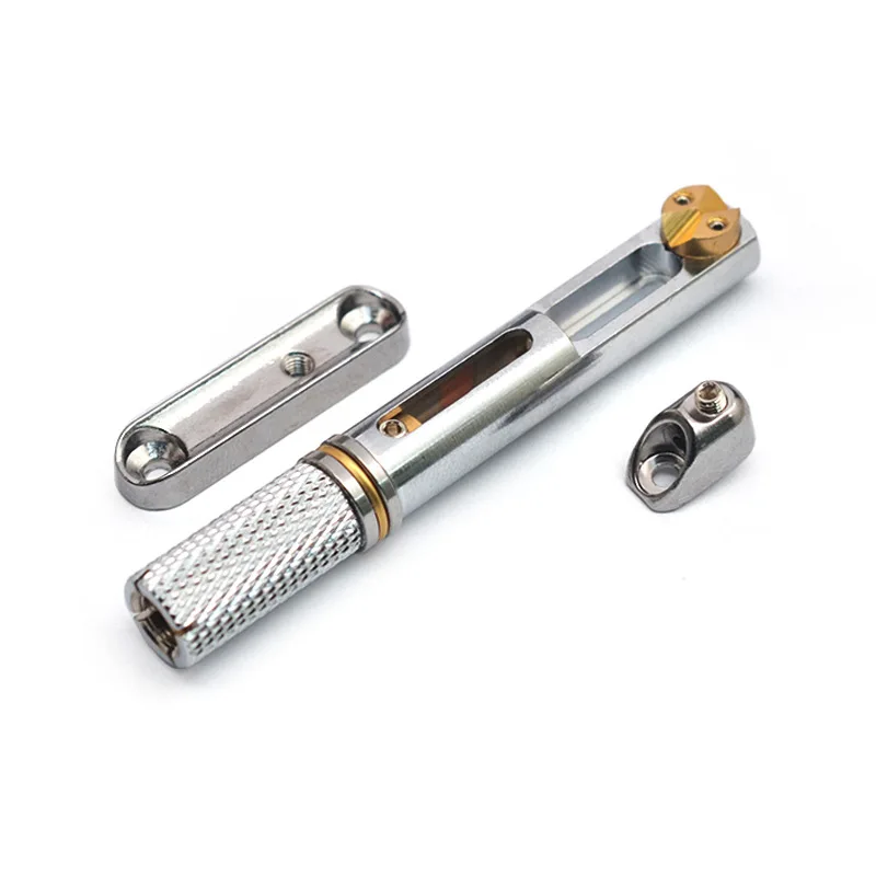 

Комплект раздельного бриджа и тейлпайса для безголовой электрогитары, 6-струнная раздельная седельная пластина-фиксатор струн, комплектующие для гитары