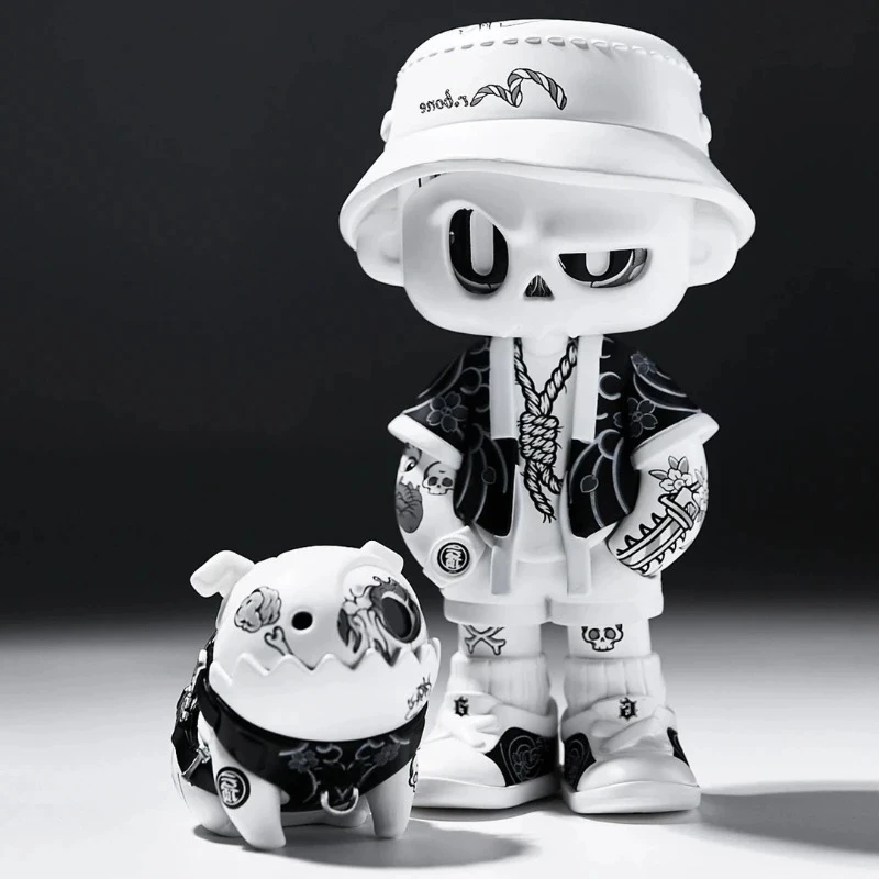 Mr.Bone Cloud Top Tattoo Limited Series Cool Action Figure Model Desktop Cartoon Toy Decor Home Ornament Exquisite Gift In Stock