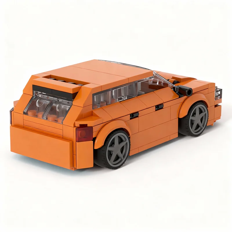 278pcs MOC City Champions Skoda Fabia I Rs Model Building Blocks Toy Architecture Christmas Gifts Art Birthday 3D Brick Creative