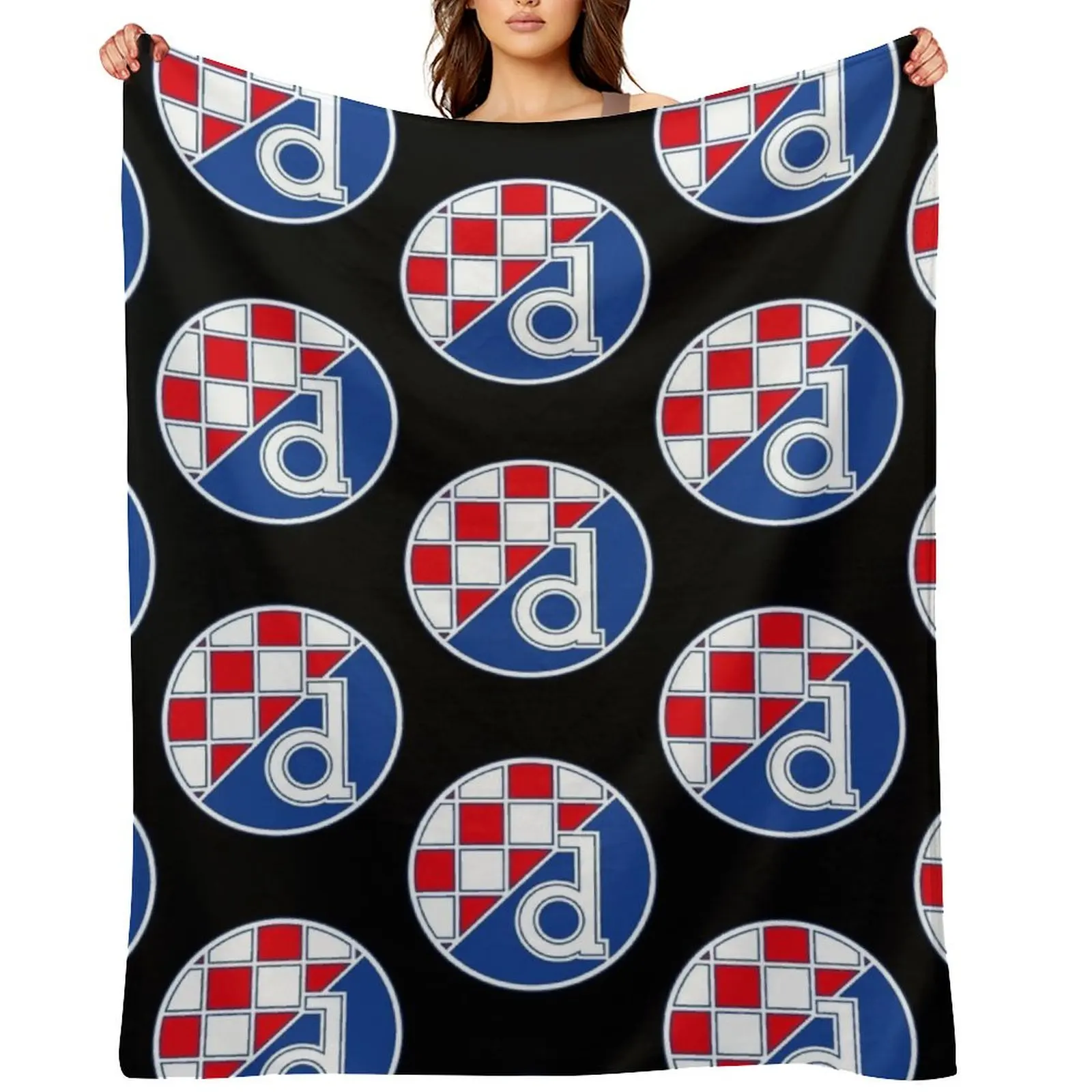 

Dinamo Zagreb Throw Blanket Luxury Thicken Picnic Blankets Sofas Of Decoration Blankets