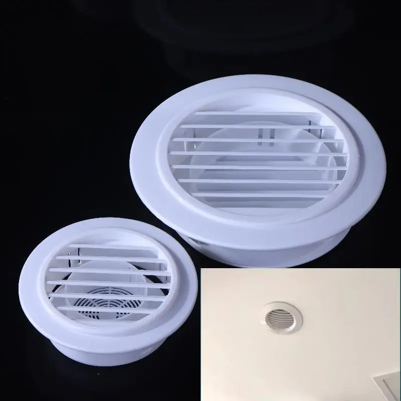 1 Piece Valve Cap Air Bathroom Parts Extract Conditioning Wall Ducting Decorative Kitchen Vent Grille Hole Cover Dust Plug