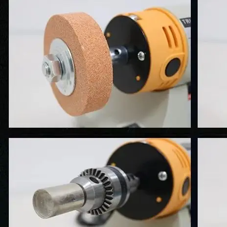 TM-2 Bench Grinder Polishing Machine 220V 350W Small Electric Woodworking Jade Cutting and Polishing Machine