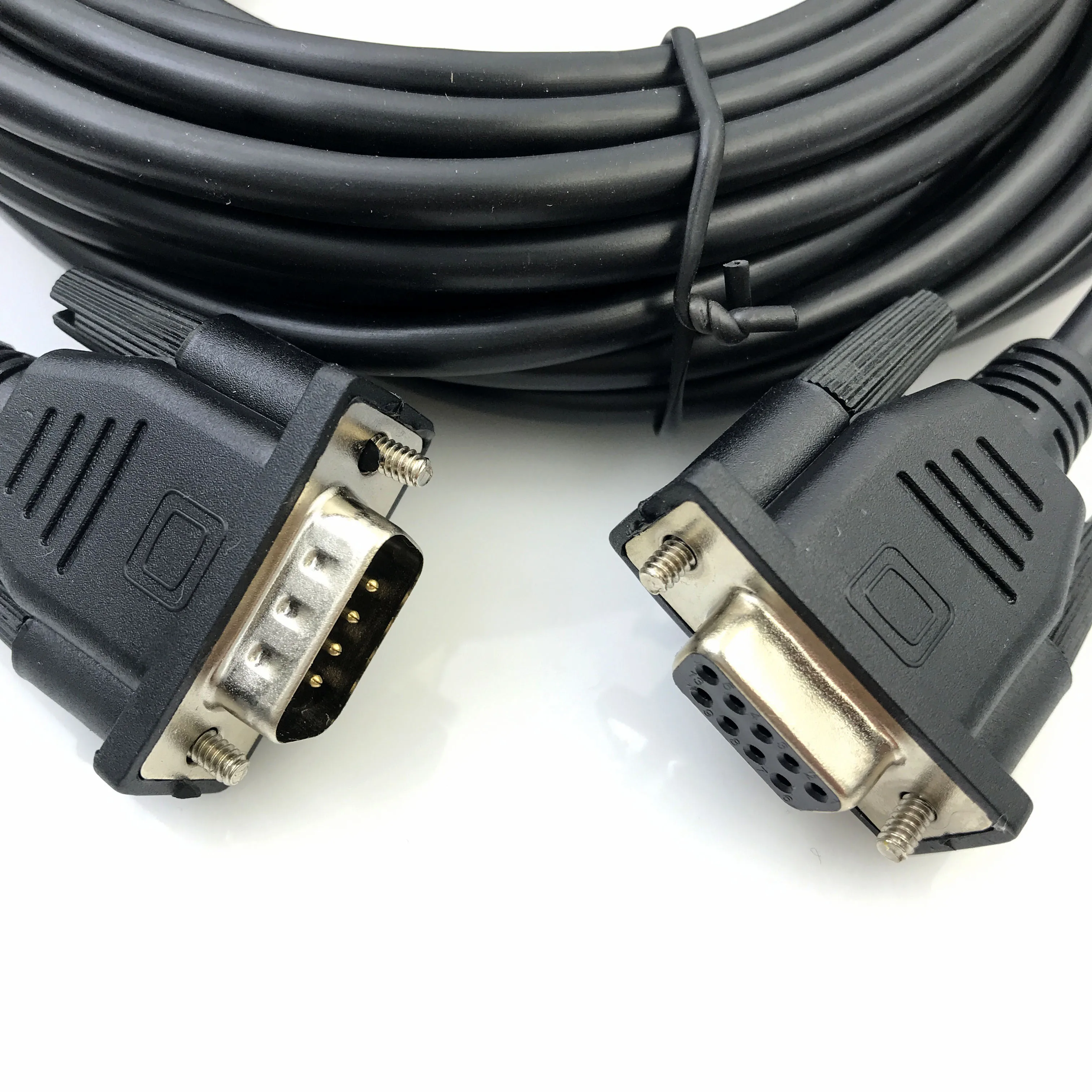 DB9 Crossover Wire Male to Female 9-pin COM port RS232 serial cable  485 communication cables Industrial grade serial cable