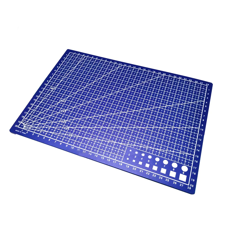 1PCS A4 Cutting Pad PVC Board with Scale Portable Desk Trimming Mat Base Plate Tool for DIY Making Handicrafts Assembling Models