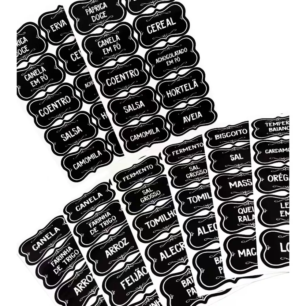 

Набор премиум-наклеек для кухонных трав: 50 настраиваемых этикеток для кладовой с мерными шкалами (оригано, розмарин) Sticker Story Store